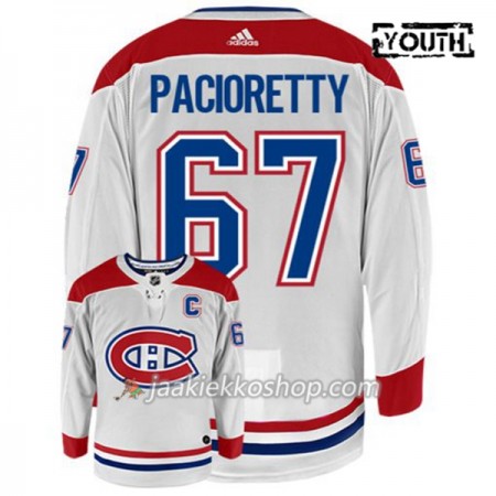 Lapsille NHL Montreal Canadiens Pelipaita MAX PACIORETTY 67 Adidas Valkoinen Authentic